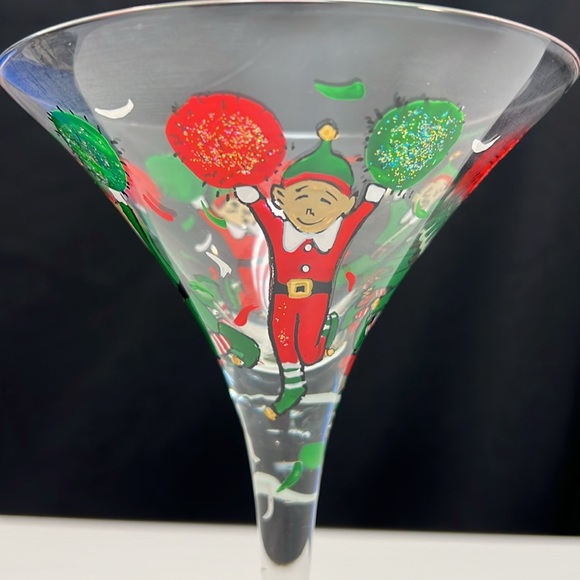 Lolita “Holiday Cheer” martini glass - Picture 2 of 13